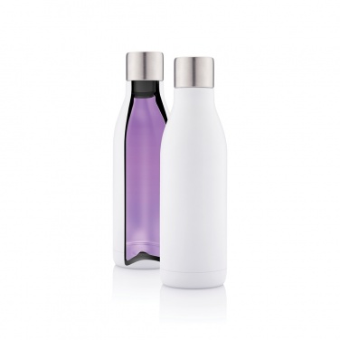 Logo trade corporate gifts image of: UV-C steriliser vacuum stainless steel bottle