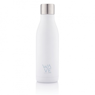 Logo trade business gift photo of: UV-C steriliser vacuum stainless steel bottle