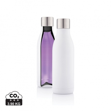 Logotrade promotional item image of: UV-C steriliser vacuum stainless steel bottle