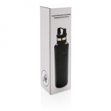 Logo trade promotional items picture of: Vacuum insulated leak proof standard mouth bottle