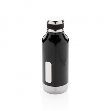 Logo trade promotional gift photo of: Leak proof vacuum bottle with logo plate