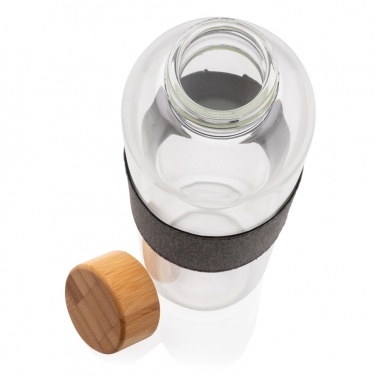 Logotrade promotional giveaways photo of: Impact borosilicate glass bottle with bamboo lid