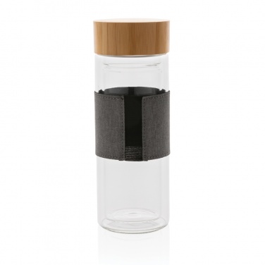 Logotrade corporate gift picture of: Impact double wall borosilicate glass bottle