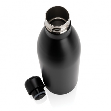 Logo trade advertising products picture of: Solid colour vacuum stainless steel bottle 1L