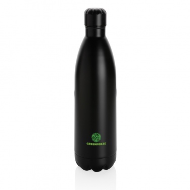 Logotrade promotional gift picture of: Solid colour vacuum stainless steel bottle 1L