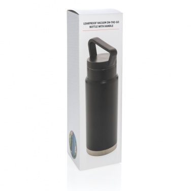 Logo trade promotional product photo of: Leakproof vacuum on-the-go bottle with handle