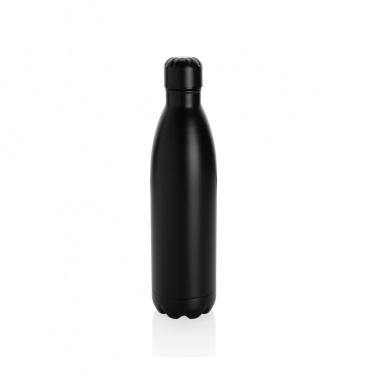 Logo trade promotional merchandise image of: Solid colour vacuum stainless steel bottle 750ml