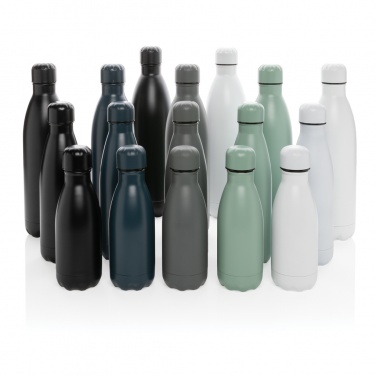 Logo trade promotional giveaways image of: Solid colour vacuum stainless steel bottle 750ml