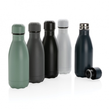 Logo trade promotional gift photo of: Solid colour vacuum stainless steel bottle 260ml