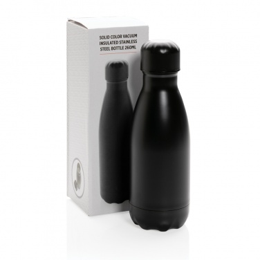 Logotrade corporate gift image of: Solid colour vacuum stainless steel bottle 260ml