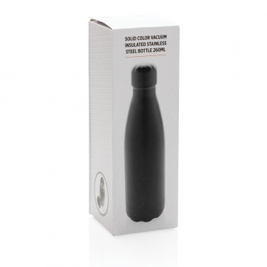 Logotrade promotional item image of: Solid colour vacuum stainless steel bottle 260ml