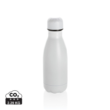 Logo trade promotional giveaway photo of: Solid colour vacuum stainless steel bottle 260ml