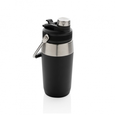 Logo trade promotional gifts picture of: Vacuum stainless steel dual function lid bottle 500ml