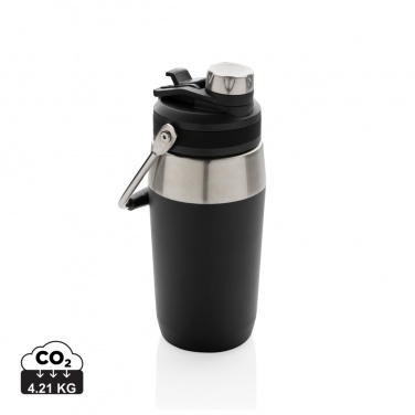 Logotrade business gift image of: Vacuum stainless steel dual function lid bottle 500ml