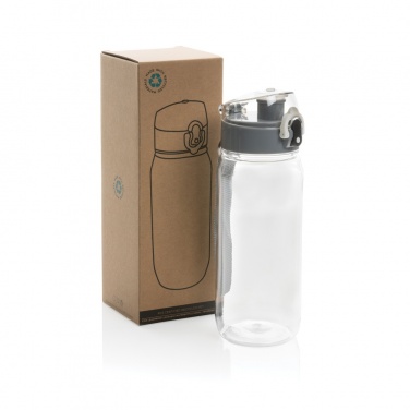 Logotrade promotional gift image of: Yide RCS Recycled PET leakproof lockable waterbottle 600ml