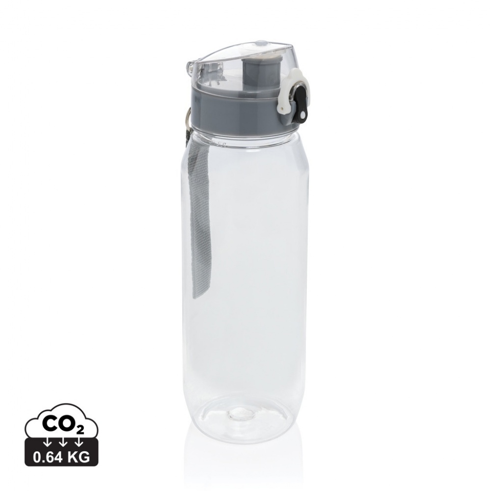 Logo trade advertising products picture of: Yide RCS Recycled PET leakproof lockable waterbottle 800ml