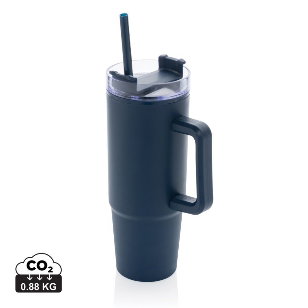 Logotrade corporate gift image of: Tana RCS plastic tumbler with handle 900ml