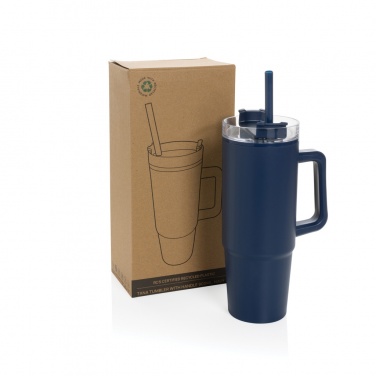 Logo trade promotional giveaway photo of: Tana RCS plastic tumbler with handle 900ml