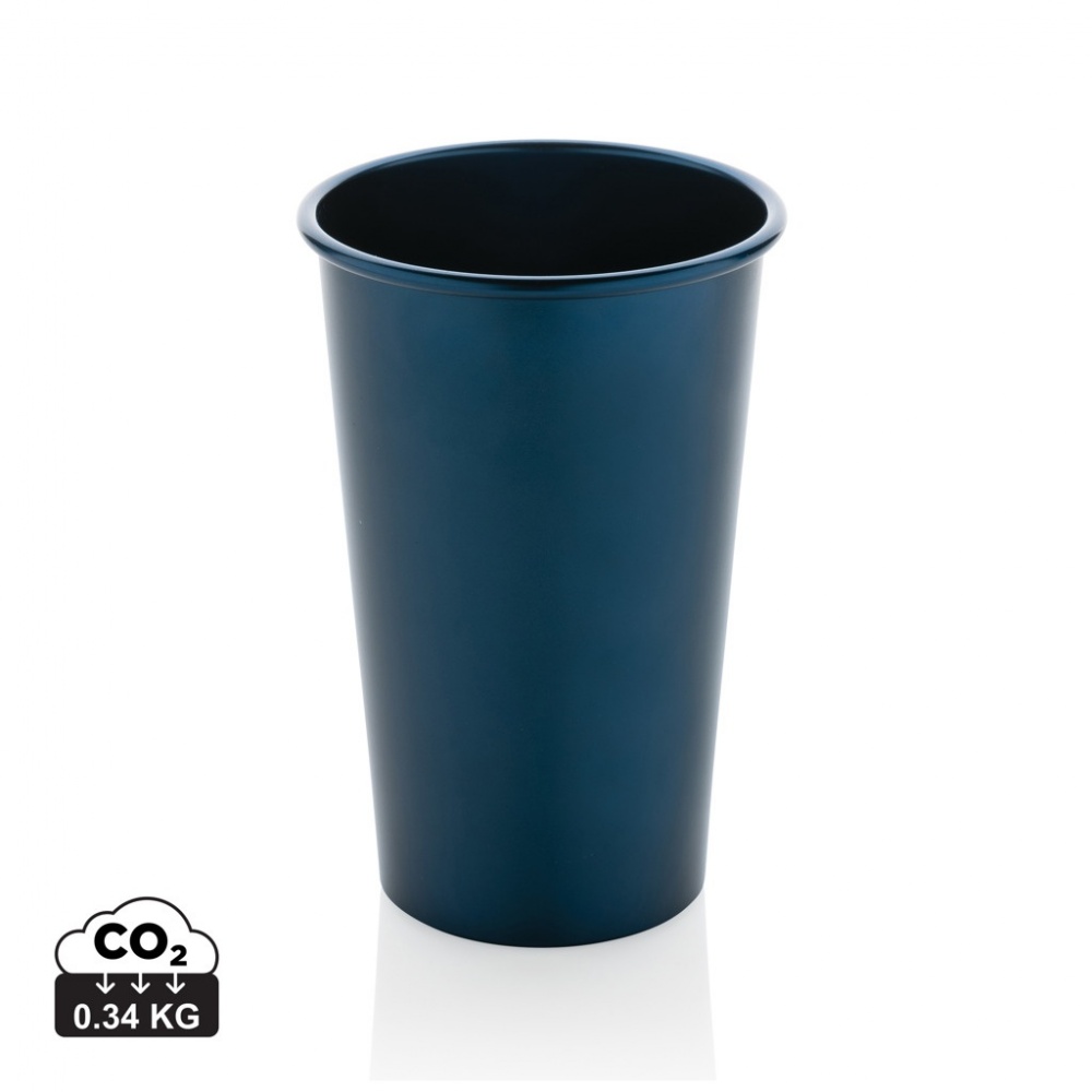 Logotrade promotional gift image of: Alo RCS recycled aluminium lightweight cup 450ml