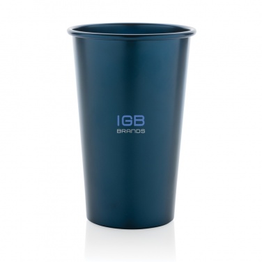 Logo trade advertising product photo of: Alo RCS recycled aluminium lightweight cup 450ml