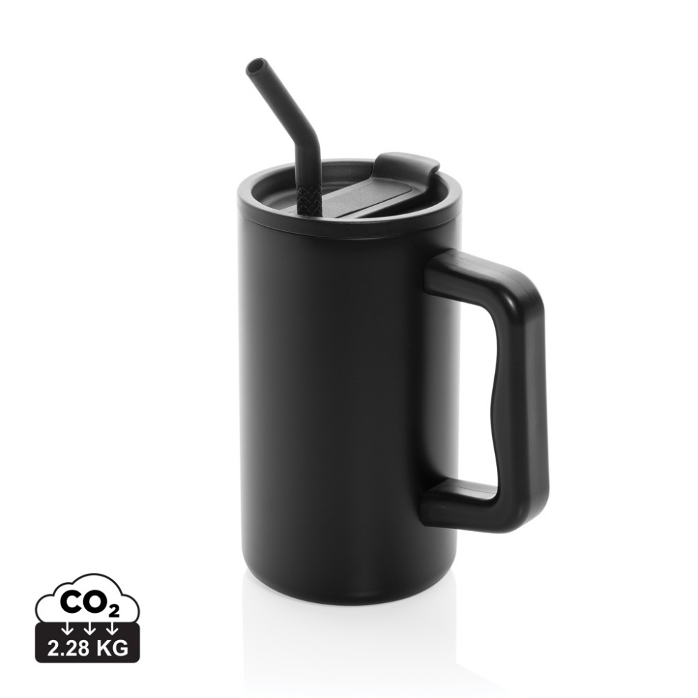 Logotrade promotional merchandise photo of: Cube RCS certified recycled steel mug 800ml