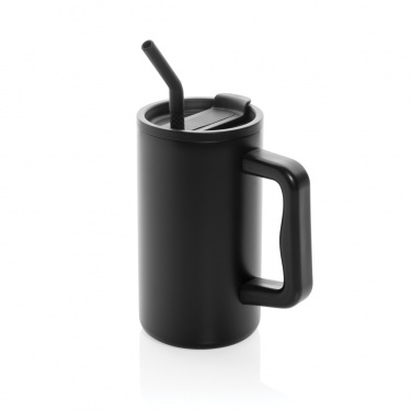 Logo trade advertising products picture of: Cube RCS certified recycled steel mug 800ml