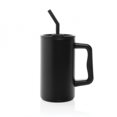 Logo trade promotional gift photo of: Cube RCS certified recycled steel mug 800ml