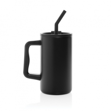 Logo trade promotional items image of: Cube RCS certified recycled steel mug 800ml