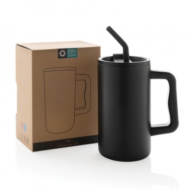 Logotrade promotional gift image of: Cube RCS certified recycled steel mug 800ml