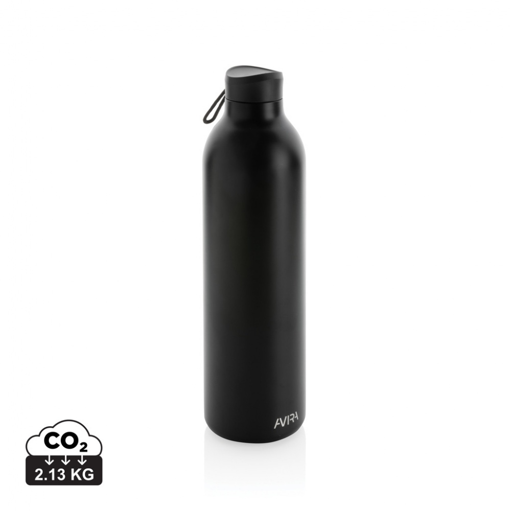 Logo trade corporate gifts image of: Avira Avior RCS Re-steel bottle 1L