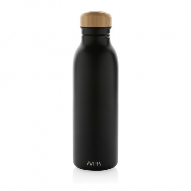 Logo trade corporate gift photo of: Avira Alcor RCS Re-steel single wall water bottle 600 ML