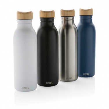 Logotrade promotional item picture of: Avira Alcor RCS Re-steel single wall water bottle 600 ML