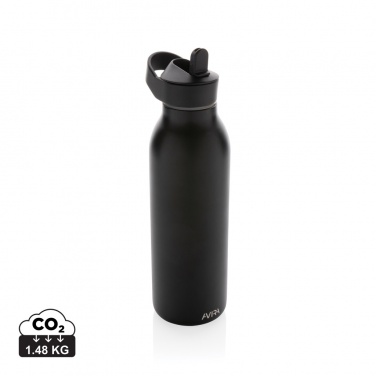 Logotrade promotional product picture of: Avira Ara RCS Re-steel fliptop water bottle 500ml