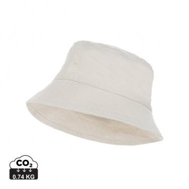 Logotrade business gift image of: Impact Aware™ 285 gsm rcanvas one size bucket hat undyed