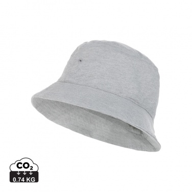 Logo trade advertising products image of: Impact Aware™ 285 gsm rcanvas one size bucket hat undyed