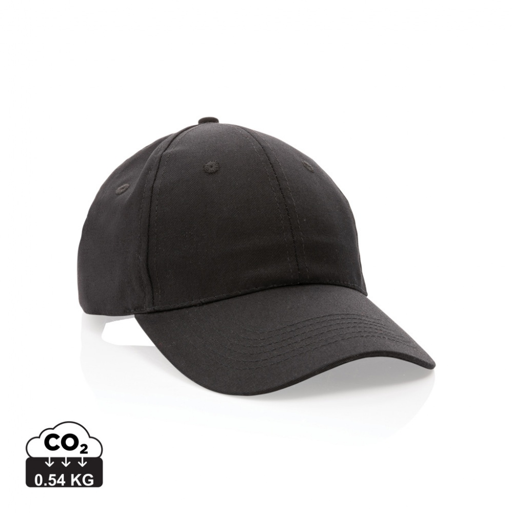 Logotrade promotional merchandise picture of: Impact 6 panel 190gr Recycled cotton cap with AWARE™ tracer