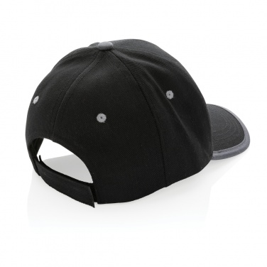 Logo trade corporate gifts picture of: Impact AWARE™ Brushed rcotton 6 panel contrast cap 280gr