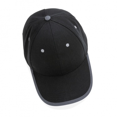 Logo trade promotional giveaway photo of: Impact AWARE™ Brushed rcotton 6 panel contrast cap 280gr