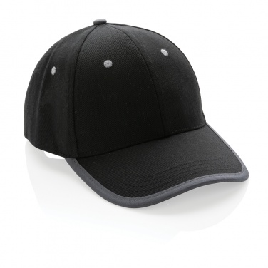 Logo trade advertising products image of: Impact AWARE™ Brushed rcotton 6 panel contrast cap 280gr