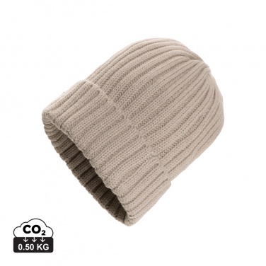 Logotrade advertising product picture of: Kennedi AWARE™ Polylana® beanie with large rib