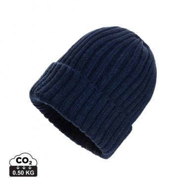 Logotrade promotional merchandise image of: Kennedi AWARE™ Polylana® beanie with large rib