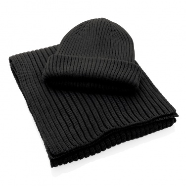 Logotrade promotional giveaway picture of: Impact AWARE™  Polylana® double knitted beanie