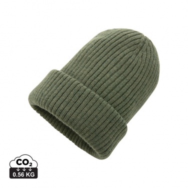 Logo trade promotional gifts image of: Impact AWARE™  Polylana® double knitted beanie