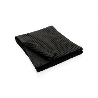 Logo trade promotional item photo of: Impact AWARE™ Polylana® knitted scarf 180 x 25cm