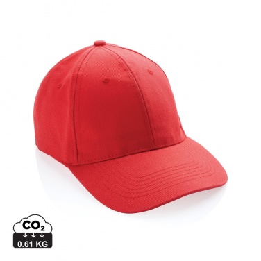 Logo trade promotional products picture of: Impact 6 panel 280gr Recycled cotton cap with AWARE™ tracer