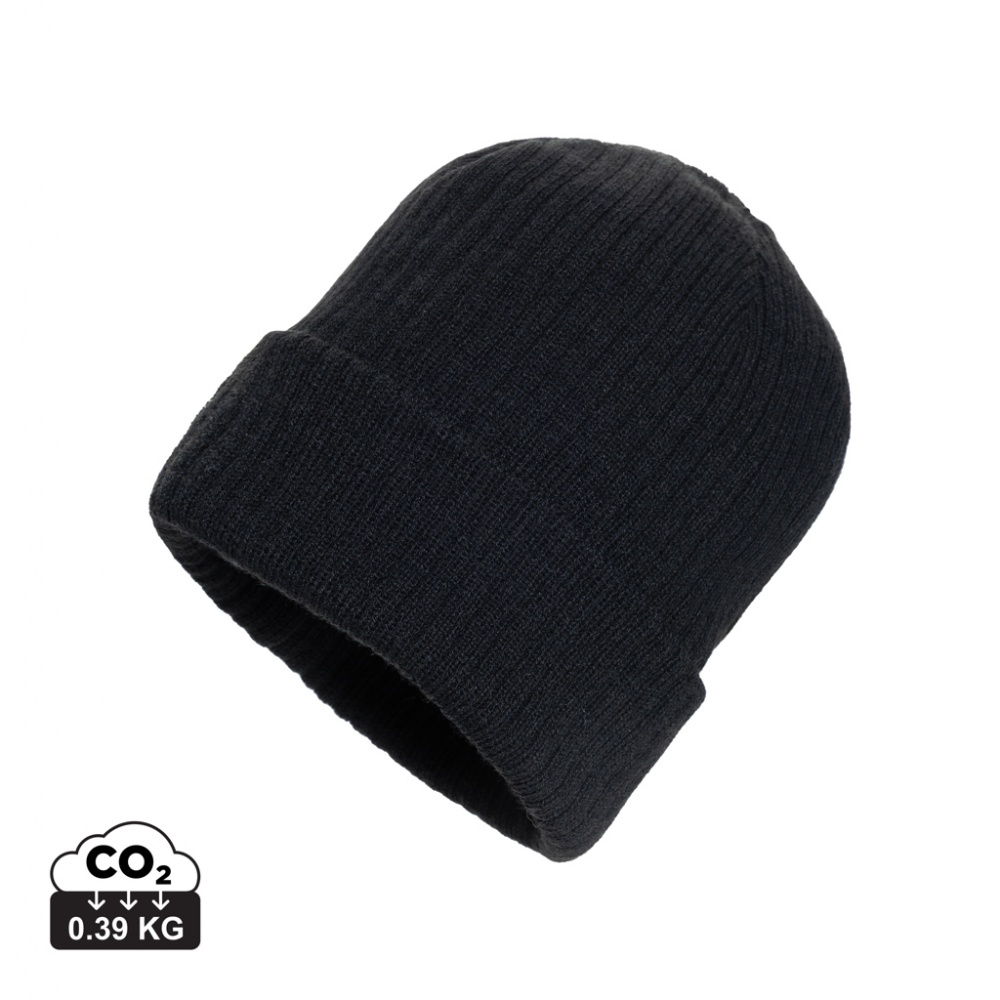 Logo trade advertising products picture of: Pryor AWARE™ Polylana® beanie with cuff