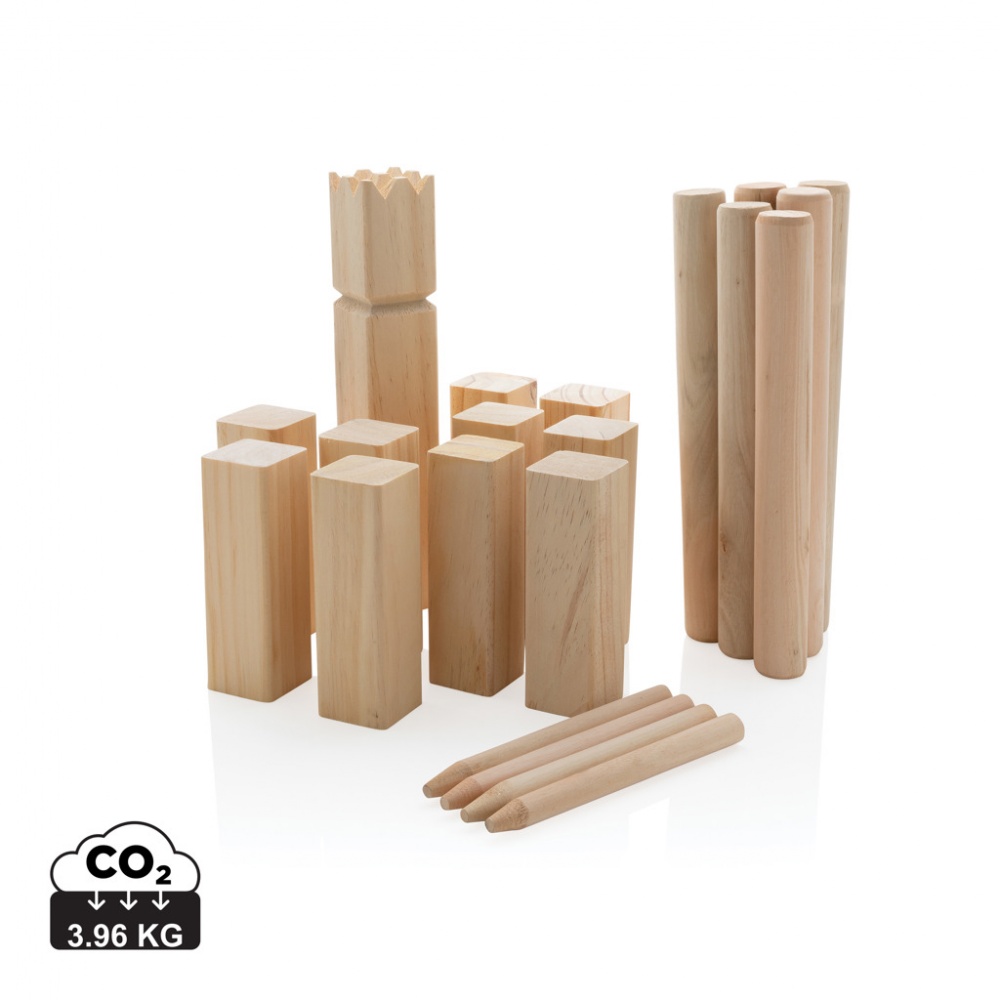 Logotrade promotional product picture of: Wooden kubb set