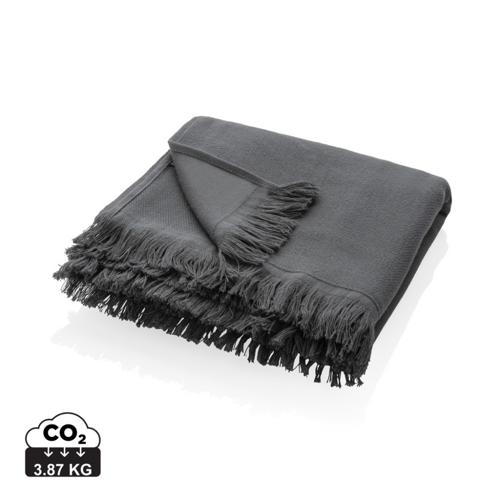 Logo trade promotional products image of: Ukiyo Keiko AWARE™ solid hammam towel 100x180cm