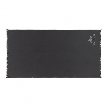 Logo trade promotional items image of: Ukiyo Keiko AWARE™ solid hammam towel 100x180cm