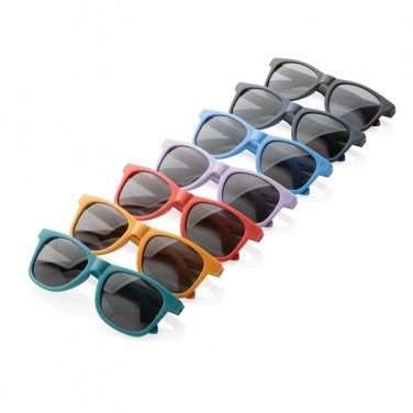 Logo trade business gifts image of: RCS recycled PP plastic sunglasses